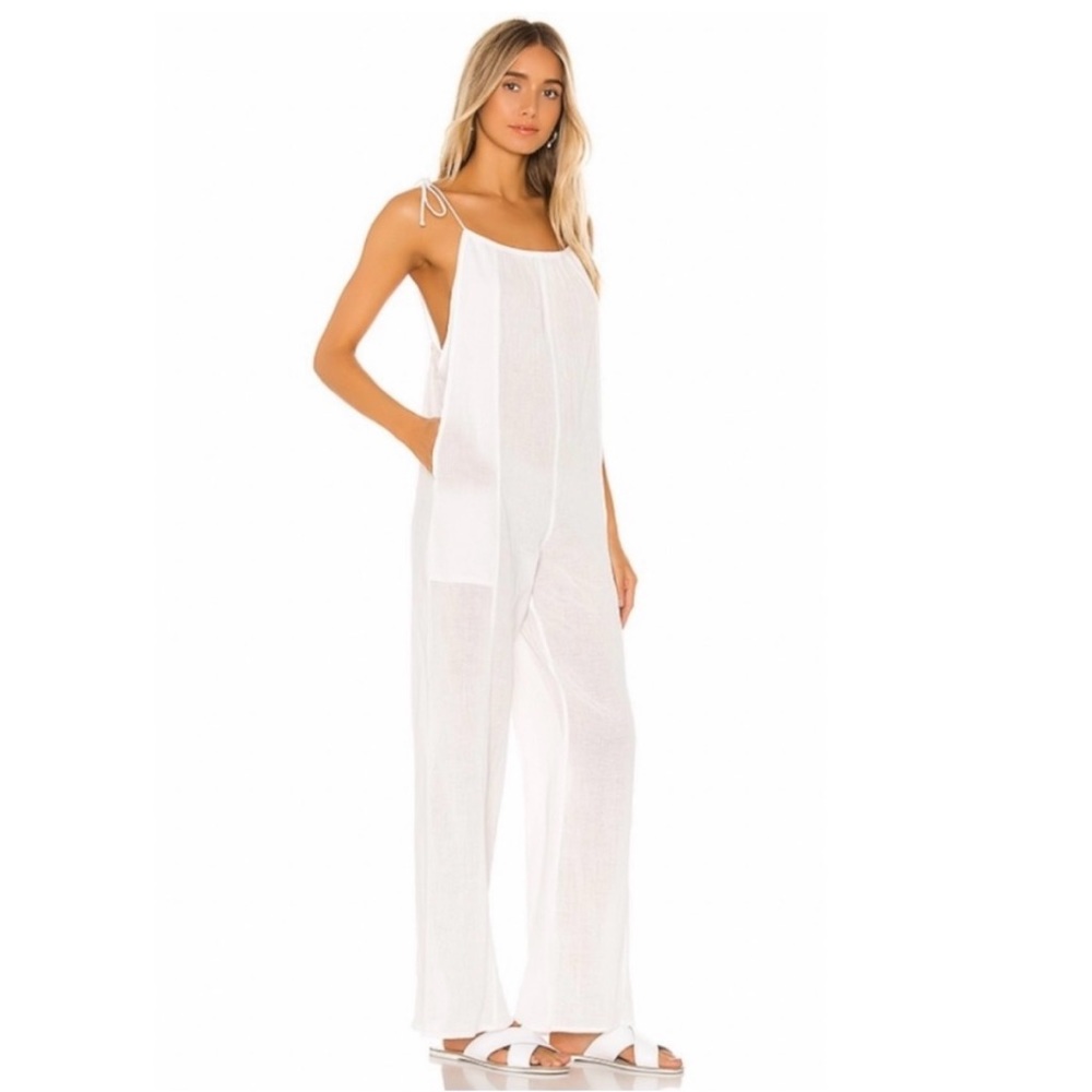 Tori Praver Swimwear Athena Jumpsuit ~ White